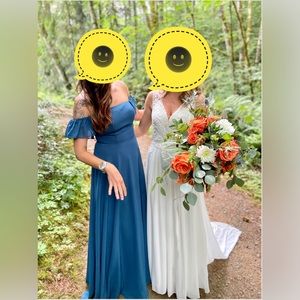 Very beautiful blue dress